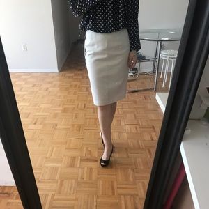 Calvin Klein white pencil skirt with tag